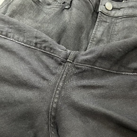 Good American Good Legs Women's Size 22 Black High Rise Shine Coated Jeans $170 - Picture 11 of 14